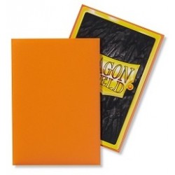 Dragon Shield Japanese Size Card Sleeves Matte Orange (60)
